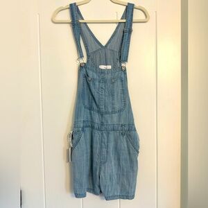 TNA Light Blue Denim Overalls NWT